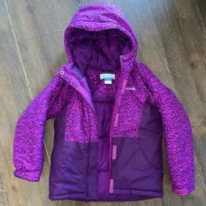 Columbia girls small winter coat